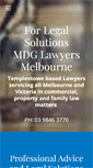 Mobile Screenshot of mdglawyers.com.au